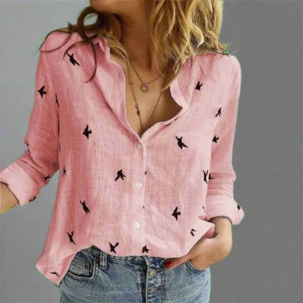 Solveig | Blusa de algodón premium con corte elegante