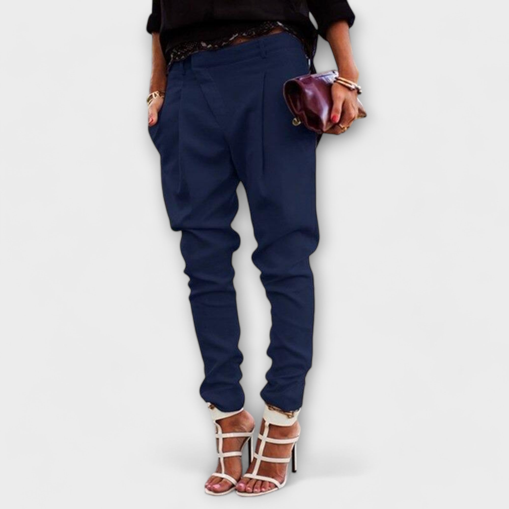 Mira - Pantalón Elegante de Cintura Alta