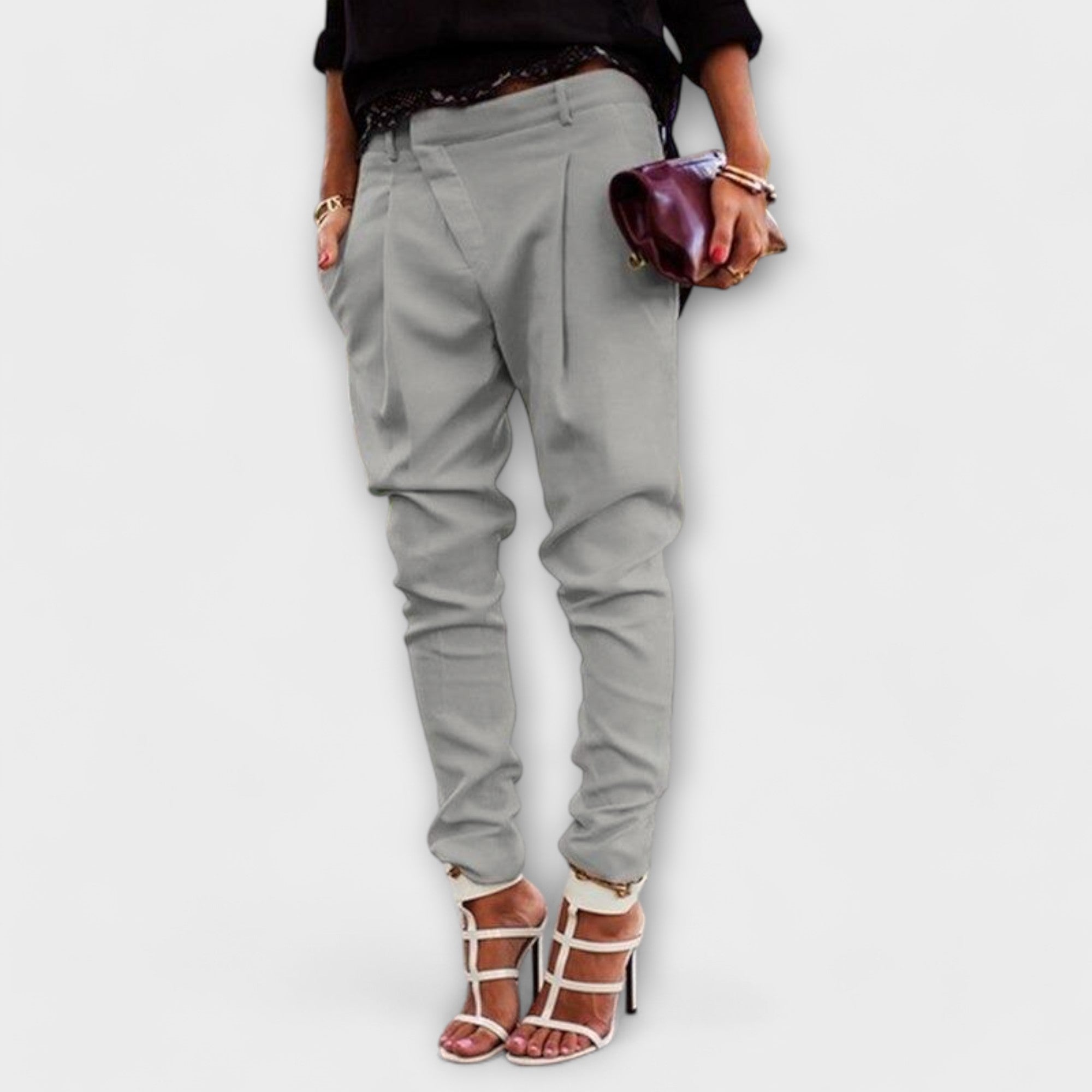 Mira - Pantalón Elegante de Cintura Alta