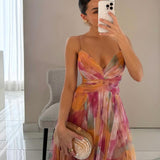 Giselle - Czarująca Maxi Sukienka z Kwiatowym Wzorem