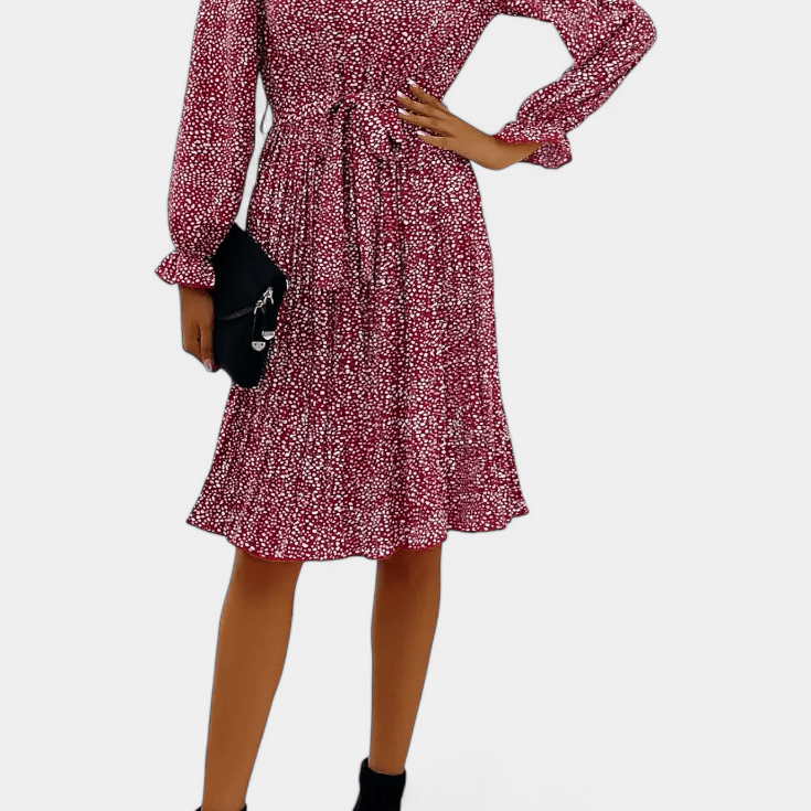 Agnes | Leopard Pleated