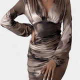 Augusta | Sukienka z dekoltem w serek