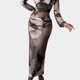 Augusta | Sukienka z dekoltem w serek