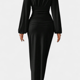 Augusta | Sukienka z dekoltem w serek