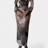 Augusta | Sukienka z dekoltem w serek