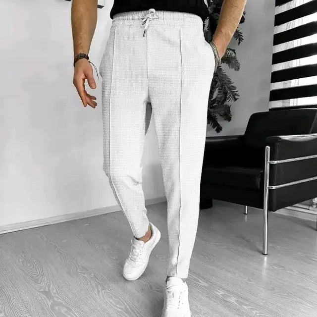 Pantalones de chándal con cintura para hombres