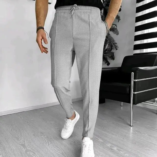 Pantalones de chándal con cintura para hombres