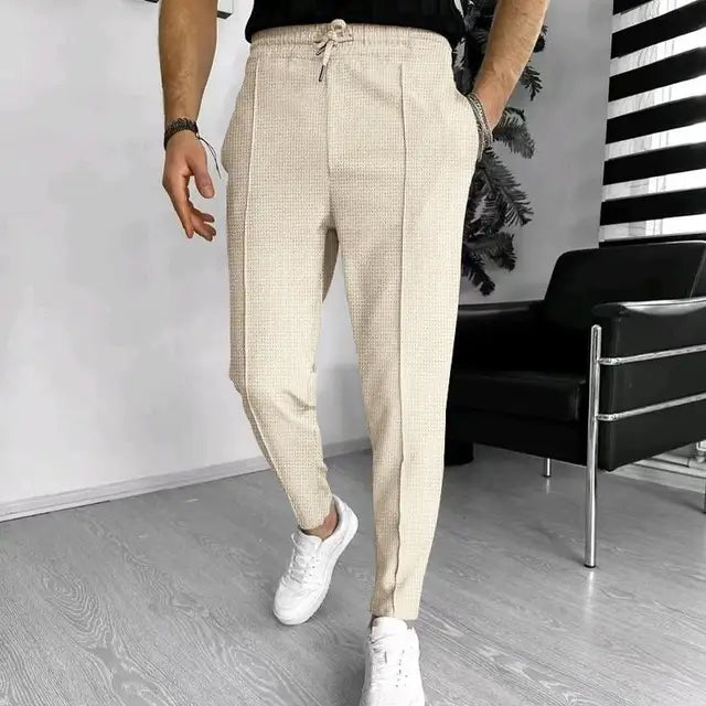 Pantalones de chándal con cintura para hombres