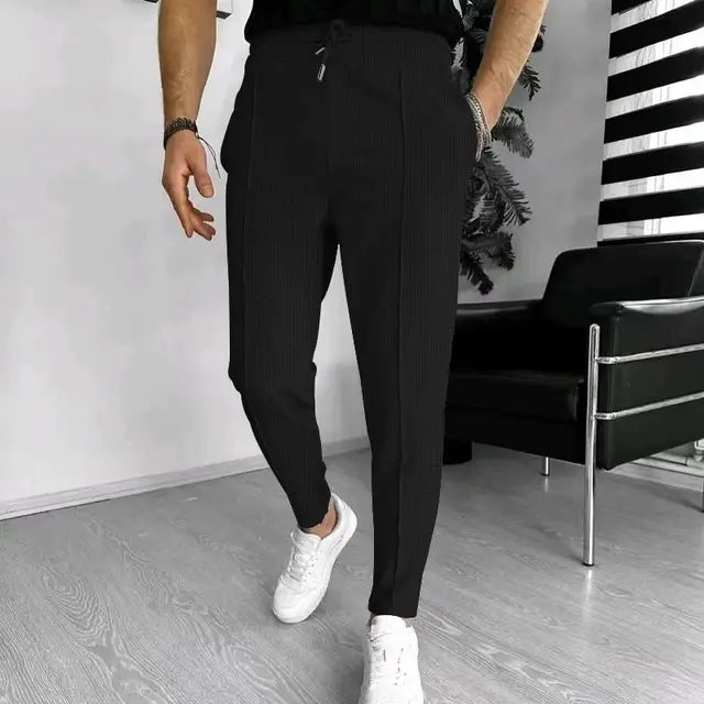 Pantalones de chándal con cintura para hombres
