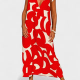 Camilla | Sukienka z dekoltem w serek