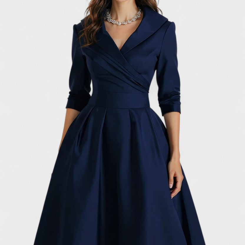 Ceryn | Satynowa Sukienka Midi