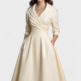 Ceryn | Satynowa Sukienka Midi