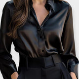 Ellen | Koszula Satynowa