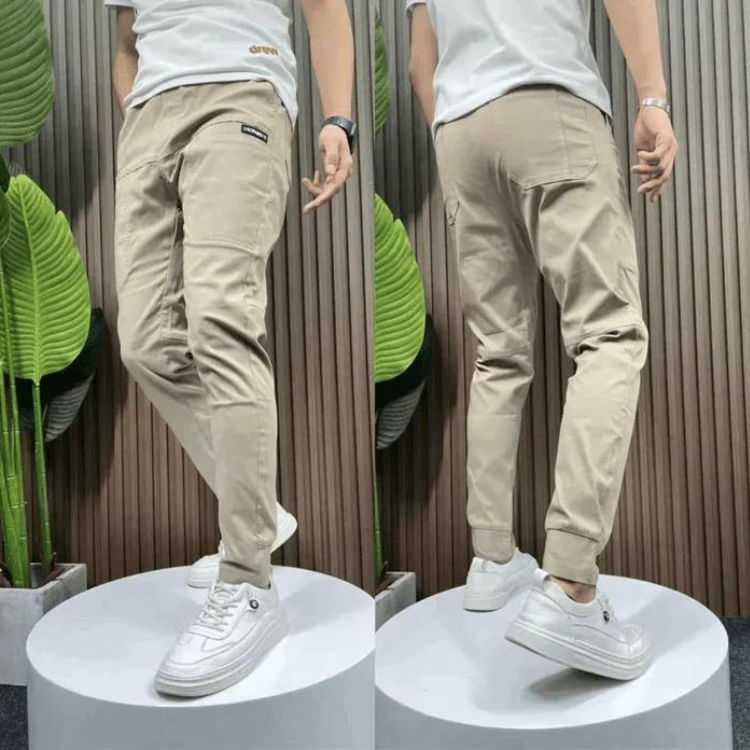 Pantalones cargo ajustados para hombres