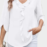 Helle | Bluzka z falbanami