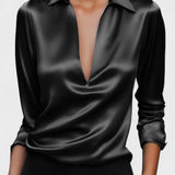 Ida | Koszula Satynowa