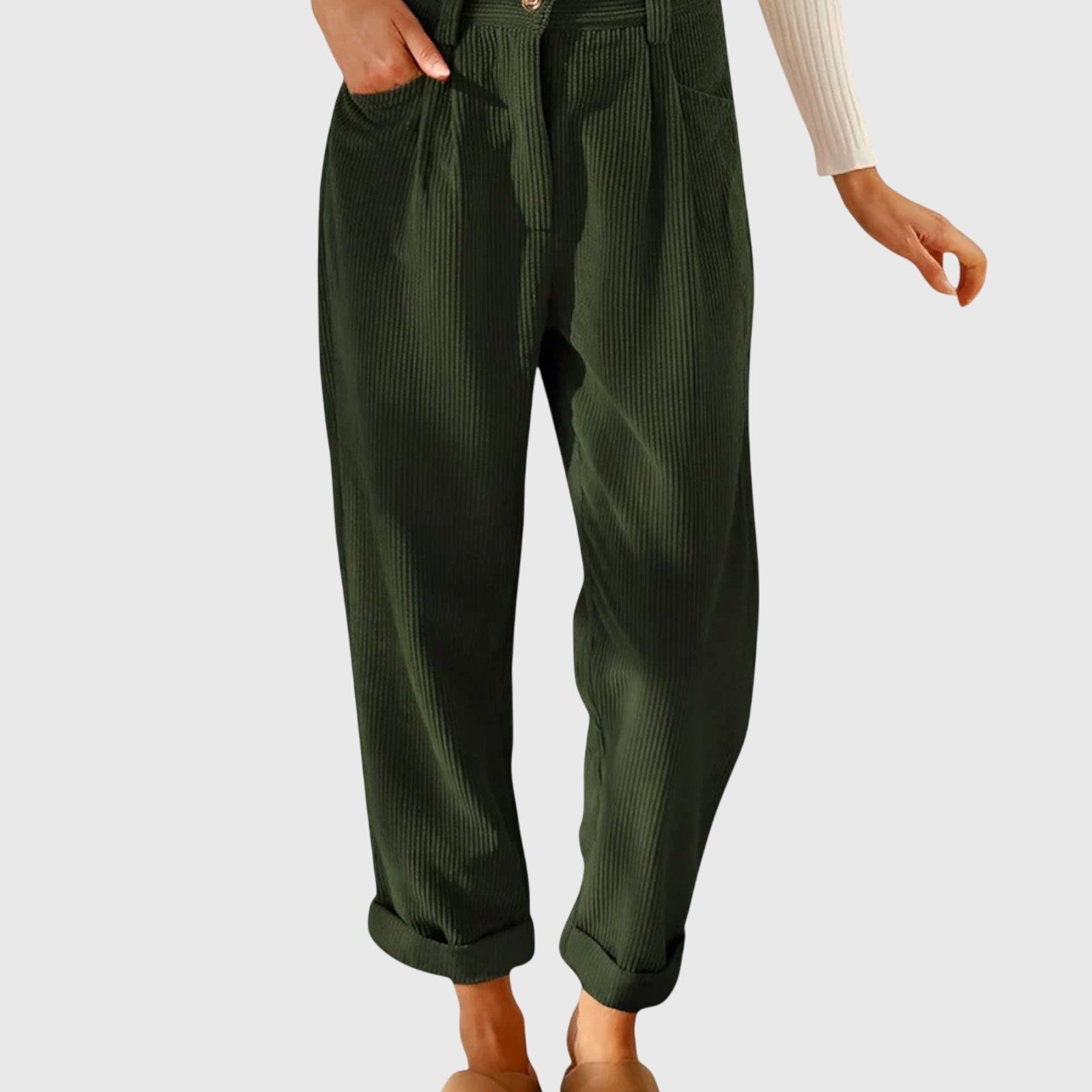 Jana | Spodnie sztruksowe