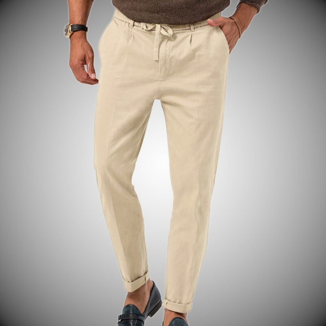 Pantalones con cordones para hombres