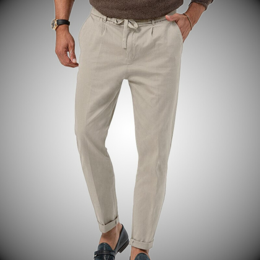 Pantalones con cordones para hombres