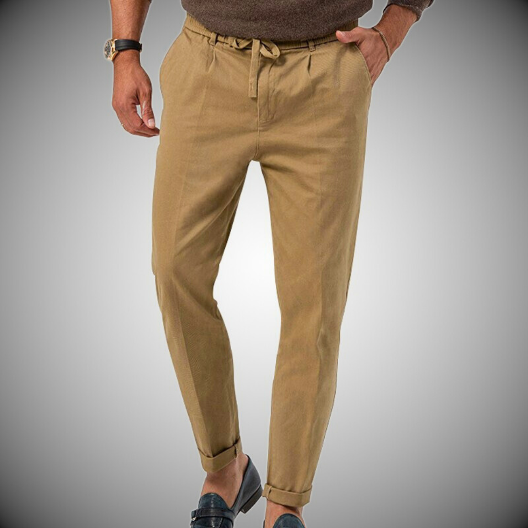 Pantalones con cordones para hombres