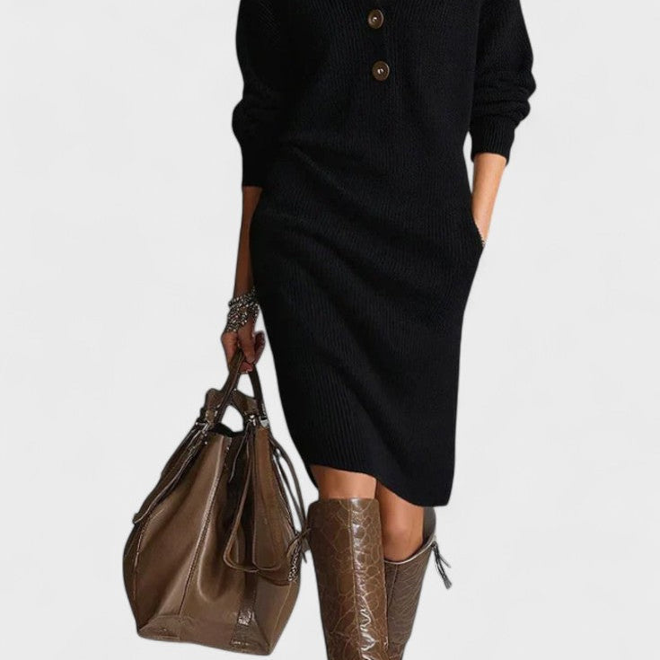 Kornelia™ | Elegancka Dzianinowa Sukienka