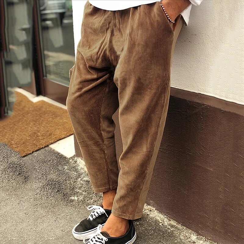 Pantalones con cintura para hombres