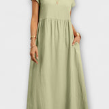 Pernille | Sukienka z bocznymi kieszeniami