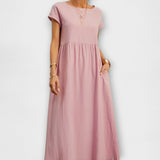 Pernille | Sukienka z bocznymi kieszeniami