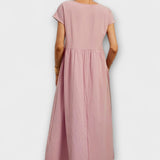 Pernille | Sukienka z bocznymi kieszeniami