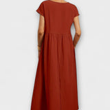 Pernille | Sukienka z bocznymi kieszeniami