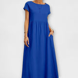 Pernille | Sukienka z bocznymi kieszeniami