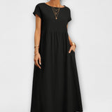 Pernille | Sukienka z bocznymi kieszeniami