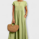 Pernille | Sukienka z bocznymi kieszeniami