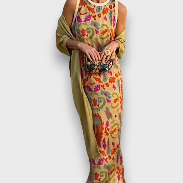 Signe | Kwiatowa Sukienka Maxi