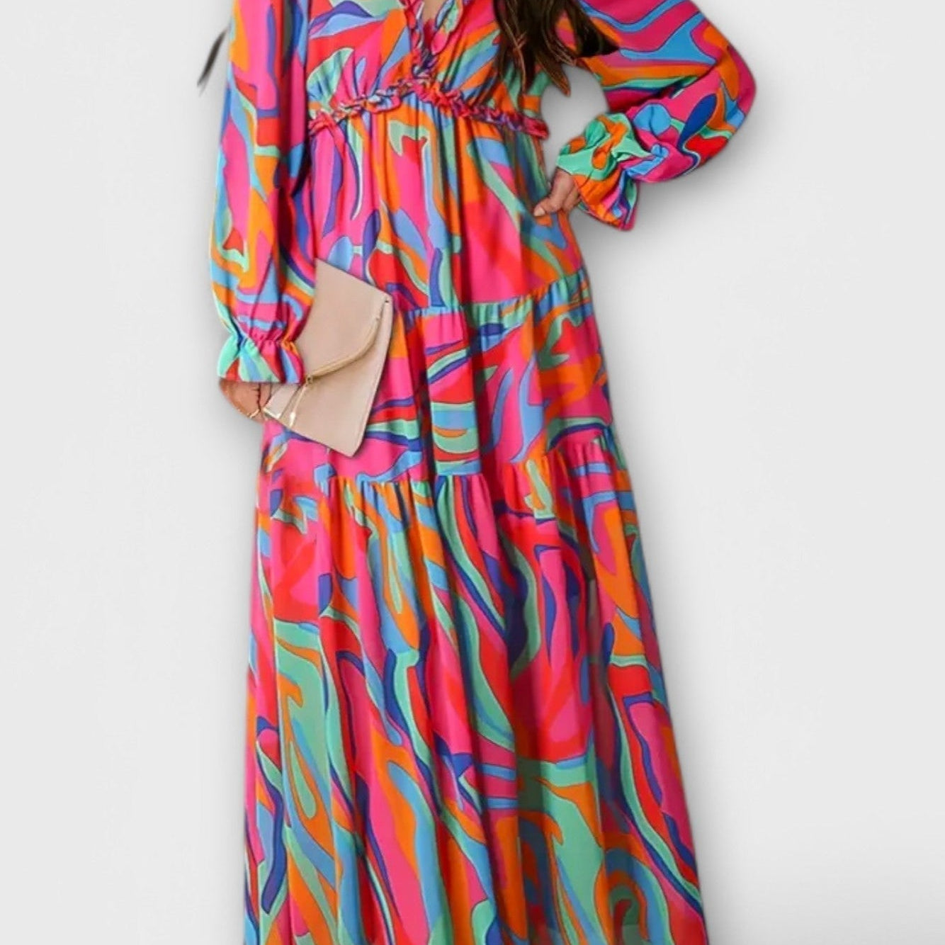 Sofia | Maxi Kwiatowa Sukienka